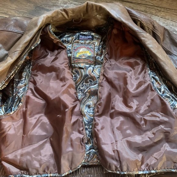 Vintage Adventure Bound leather jacket - size small - Picture 8 of 8
